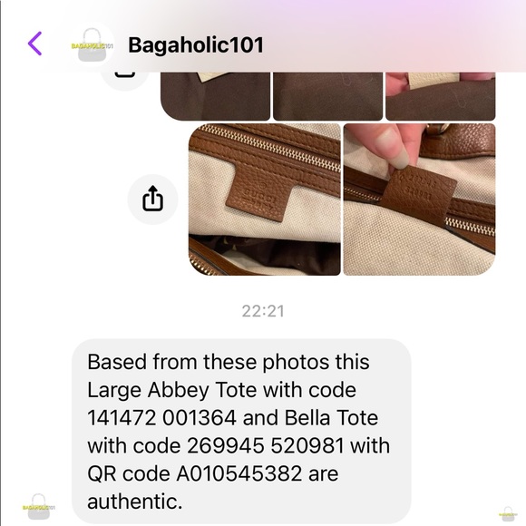 Authentic Gucci vintage Abbey bag. - Picture 16 of 16